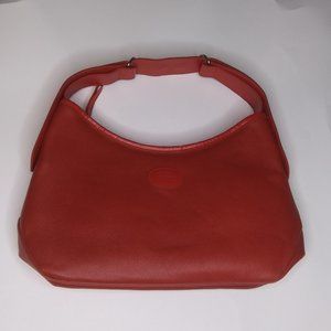 Casa Lopez leather handbag made in Argentina red